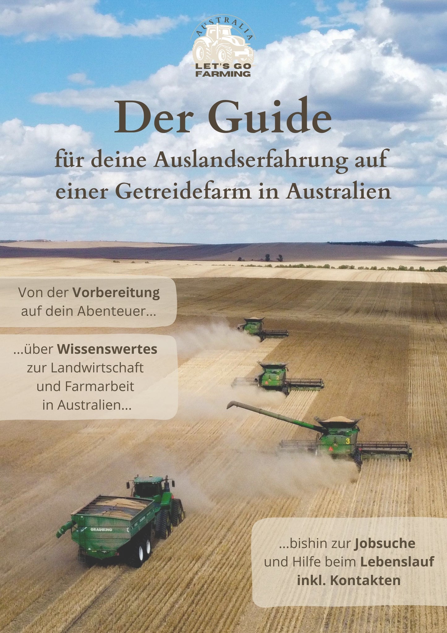 Basic-Paket - Der Guide zum Thema Farmarbeit in Australien inkl. Aussie English 1x1