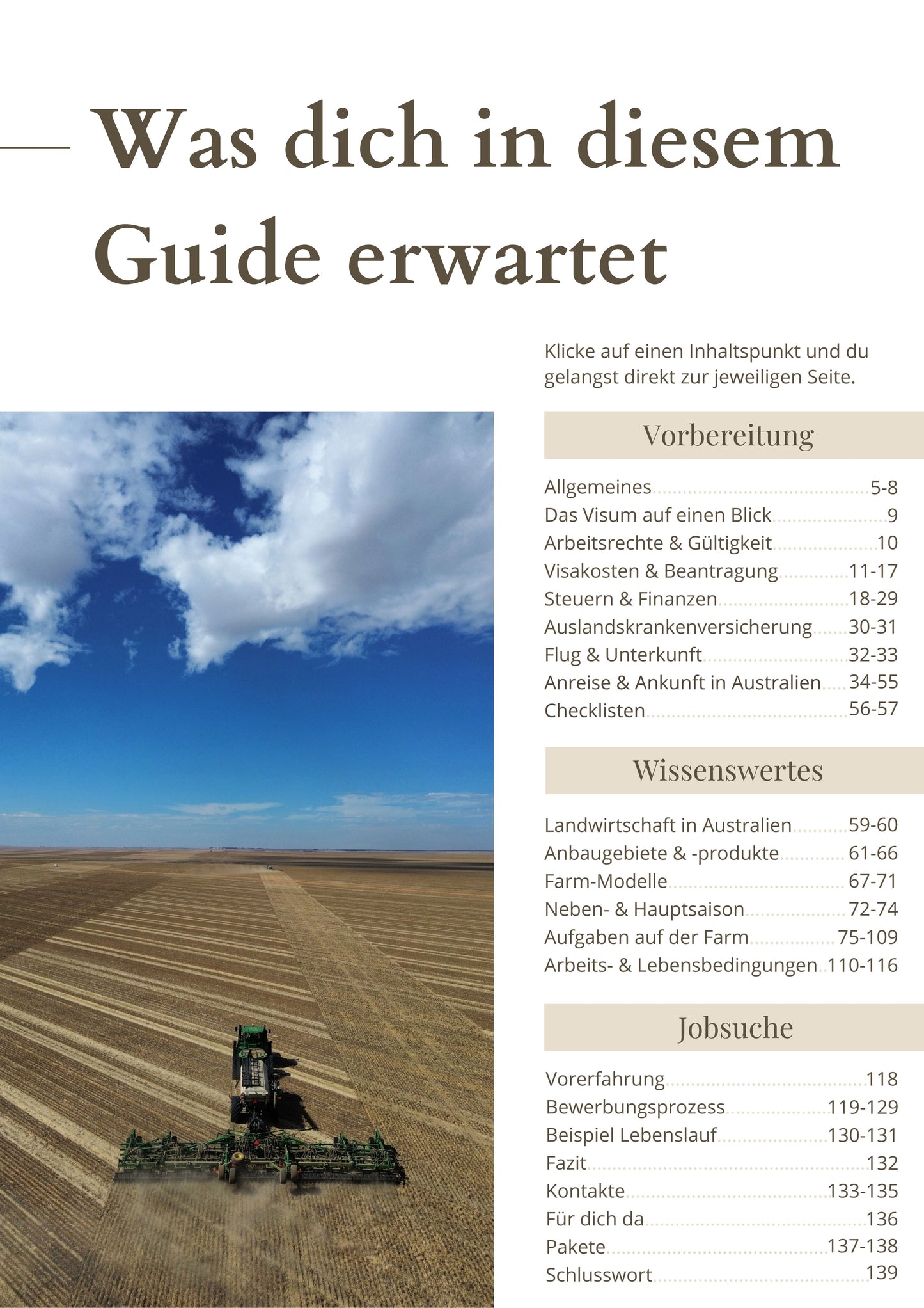 Einsteiger-Guide - Arbeiten auf Getreidefarmen in Australien ganz ohne Erfahrung! (E-Book)