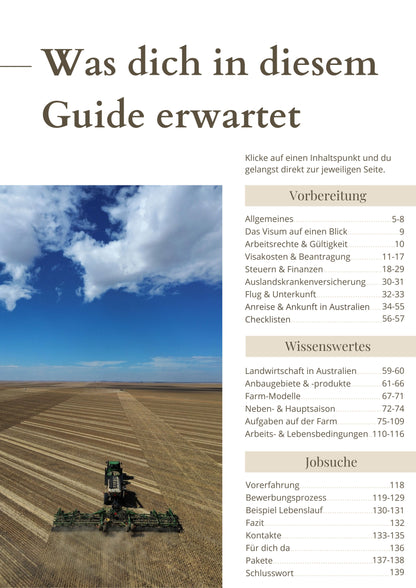 Einsteiger-Guide - Arbeiten auf Getreidefarmen in Australien ganz ohne Erfahrung! (E-Book)