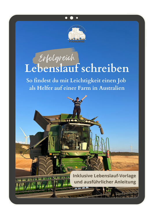 Erfolgreich Lebenslauf schreiben - Finde mit Leichtigkeit einen Farmjob in Australien